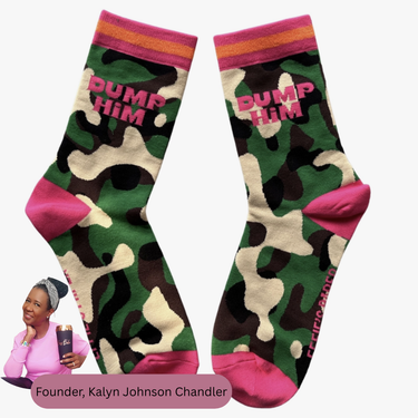 Dump Him Camo socks